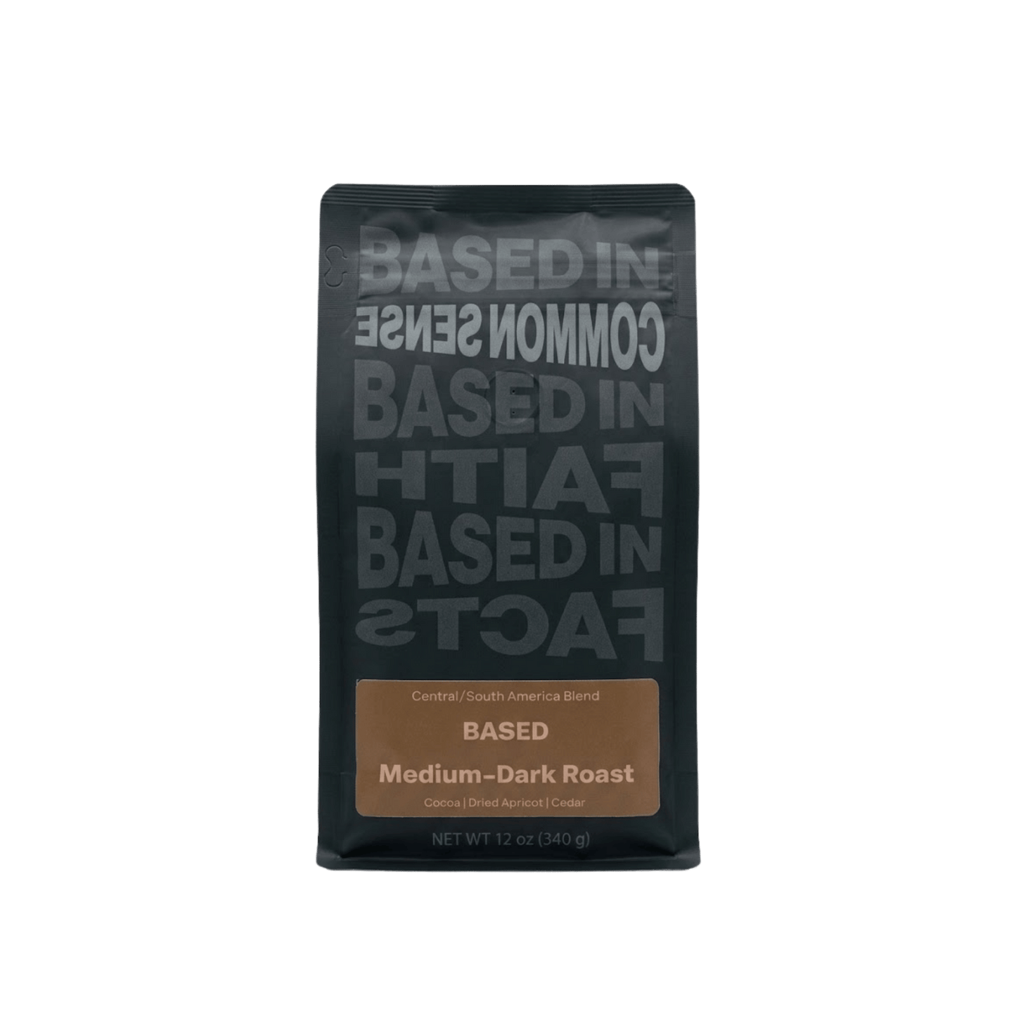 BASED ROAST - Central/South America Blend - Medium/Dark Roast - 12oz