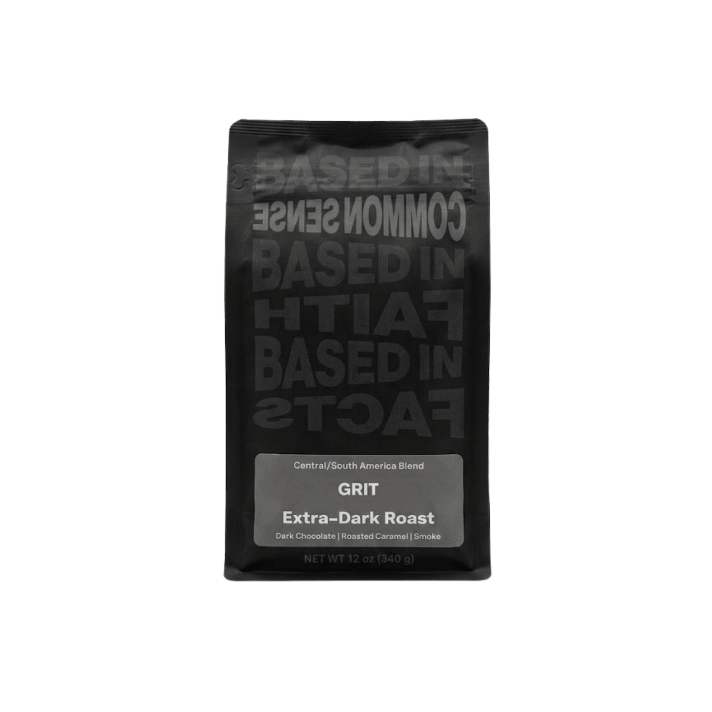 GRIT ROAST - Central/South America Blend - Extra-Dark Roast - 12oz