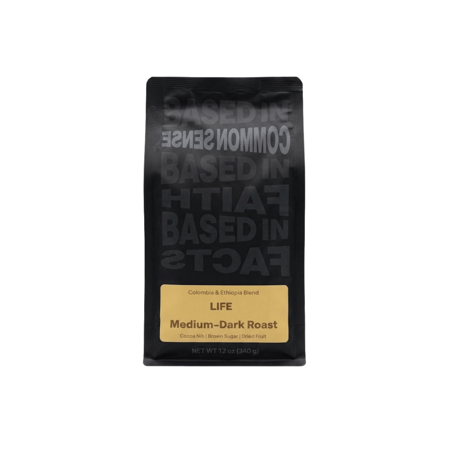 LIFE ROAST - Colombia & Ethiopia Blend  - Medium/Dark Roast - 12oz